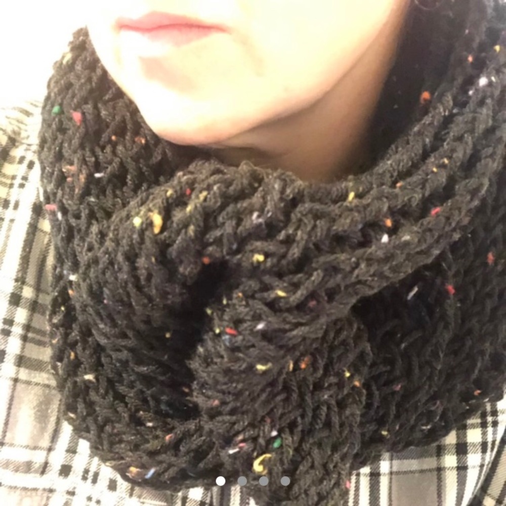 Chunky handmade scarf